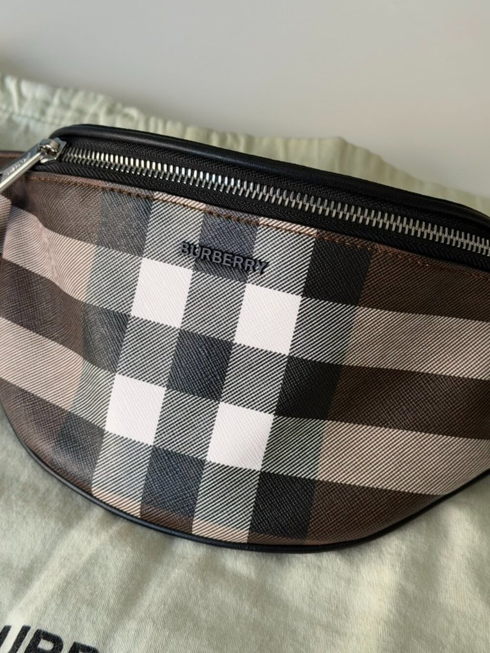 Burberry Cason Bum Body Bag - Dark Birch Brown - Picture 1 of 7